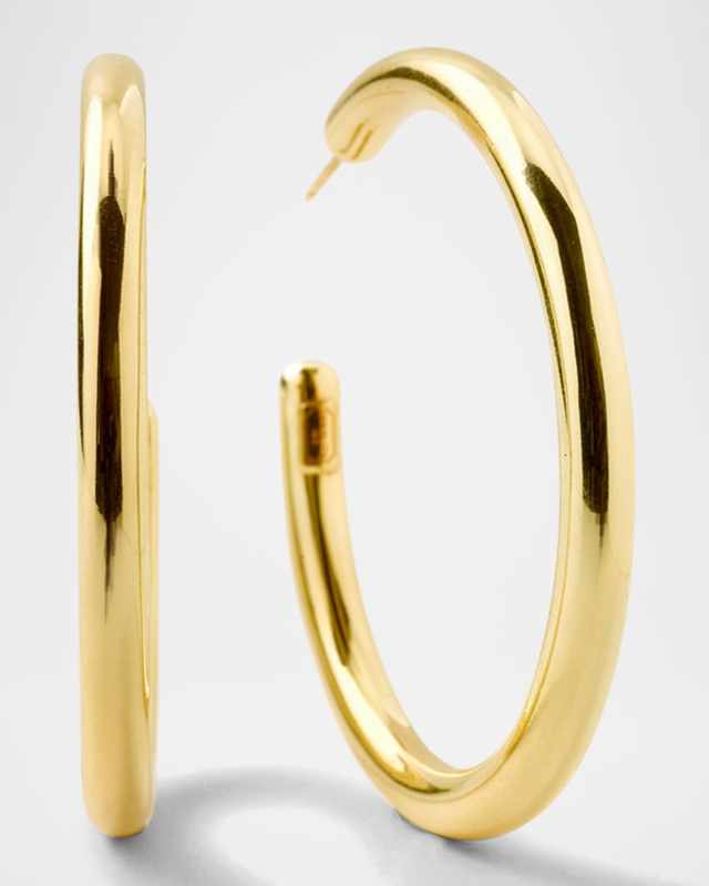 18K Gold Glamazon Hoop Earrings